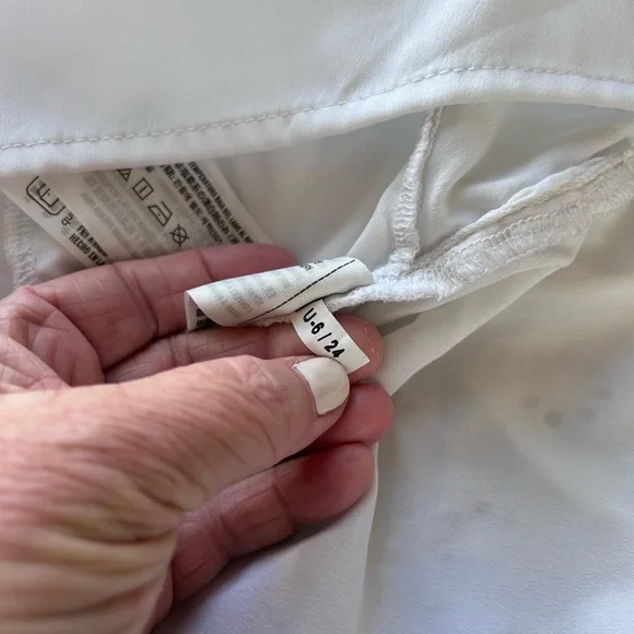 Hollister Eyelet Channeled Mini Dress. Y2K inspired. 100% cotton. Milkmaid. XS - Picture 13 of 14